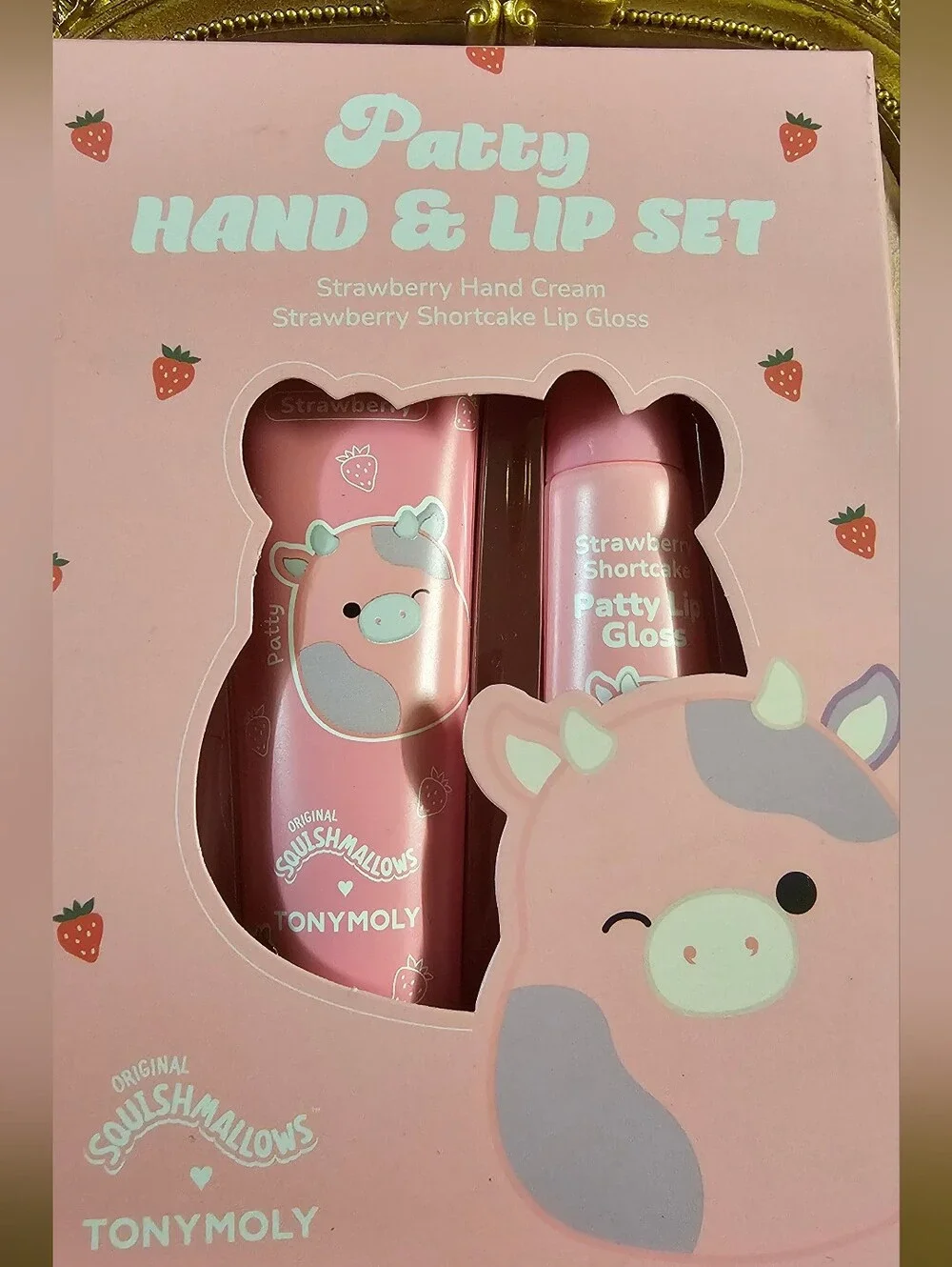 Tony Moly Squishmallow Hand Cream & Lip Gloss